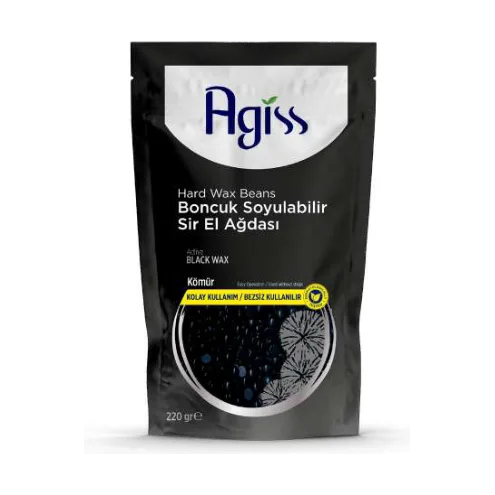 Agiss Hard Wax Beans Carbon - Black (doypack)