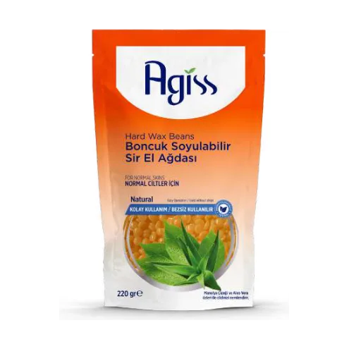 Agiss Hard Wax Beans for Normal Skin - Orange (doypack)