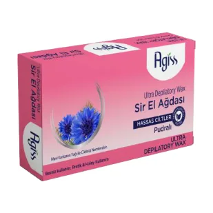 Agiss Depilatory Wax for Normal Skin Types With Powder & Pink